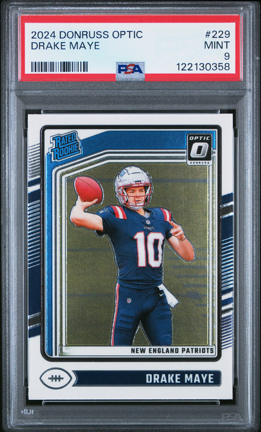 2024 PANINI DONRUSS OPTIC DRAKE MAYE #229 PSA 9