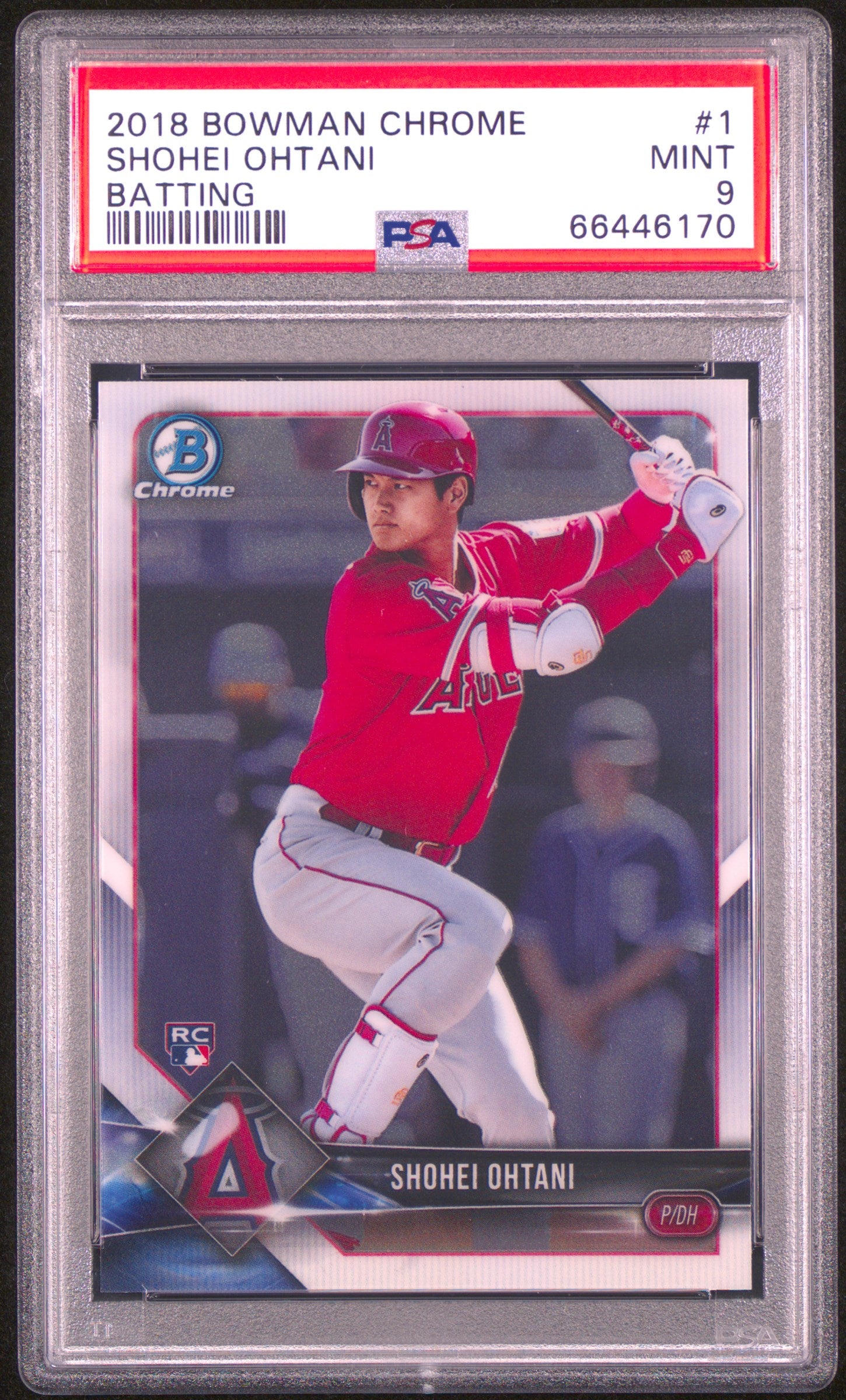 2018 BOWMAN CHROME SHOHEI OHTANI #1 PSA 9