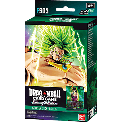 Dragon Ball Super Fusion World Card Game Starter Deck: Broly FS03