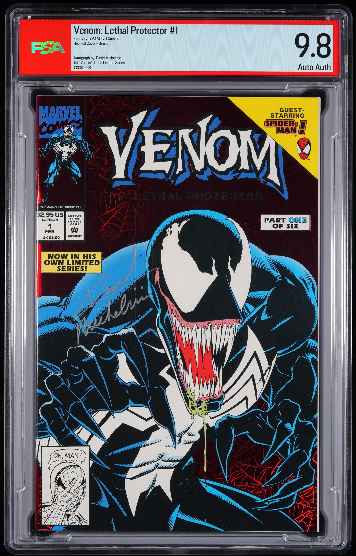 Marvel Comics Venom: Lethal Protector #1 NONE RED FOIL