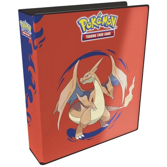 ULTRA PRO: POKEMON 2 Inch Ring BINDER: Mega Charizard X / Mega Charizard Y