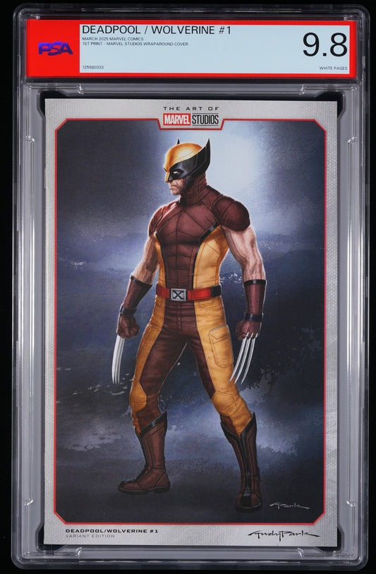 Marvel Comics Deadpool/Wolverine #1 1 WRAPAROUND COVER ANDY PARK MARVEL STUDIOS VARIANT COVER