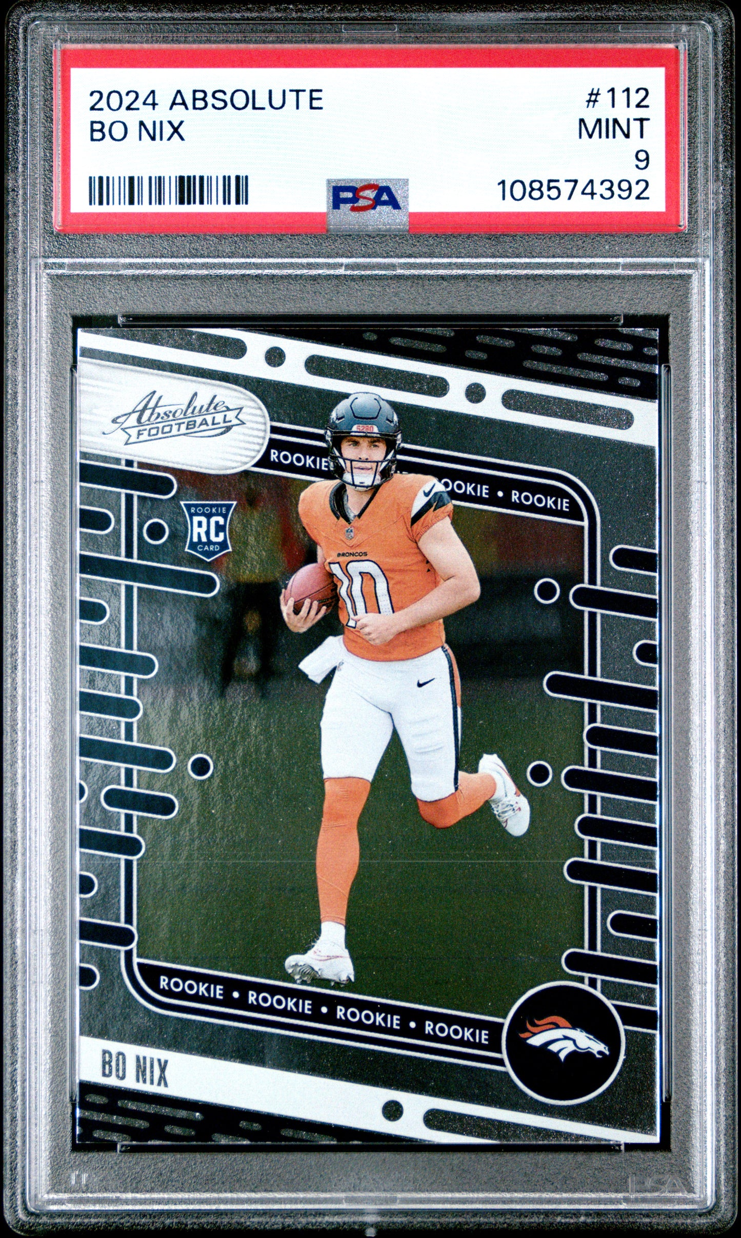 2024 PANINI ABSOLUTE BO NIX #112 PSA 9