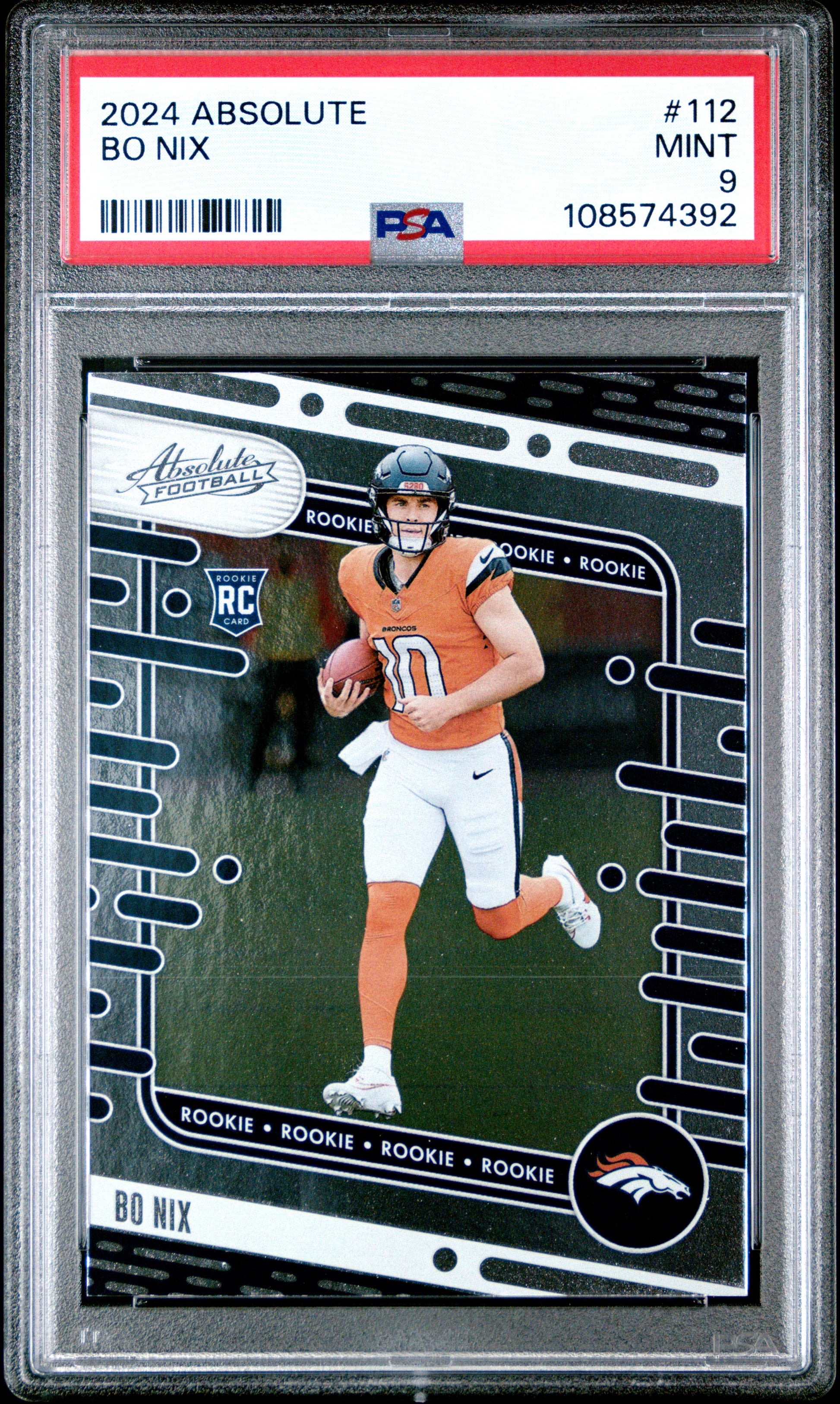 2024 PANINI ABSOLUTE BO NIX #112 PSA 9