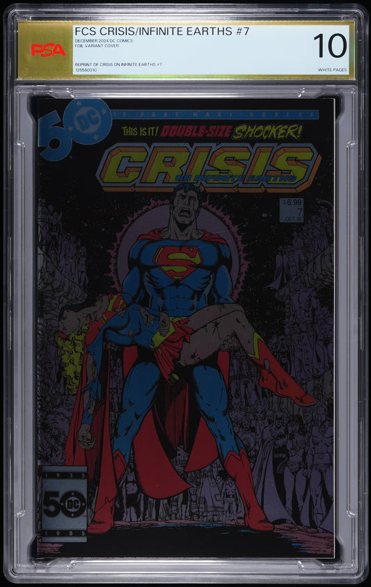 DC Comics Crisis on Infinite Earths (Facsimile Edition) #7 NONE FOIL GEORGE PREZ VARIANT COVER