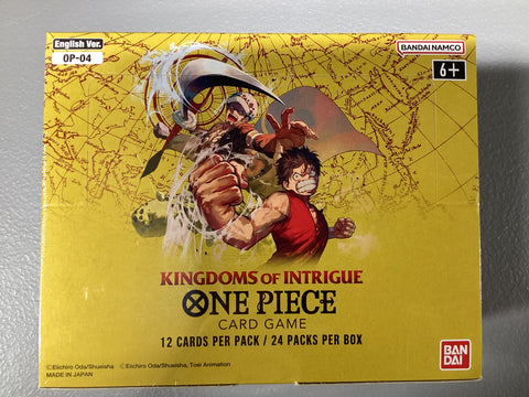 One Piece Card Game: Kingdoms of Intrigue Booster Box English