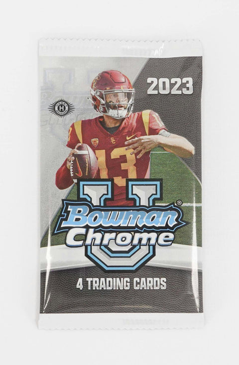 2023 Bowman Chrome U Football Blaster Pack