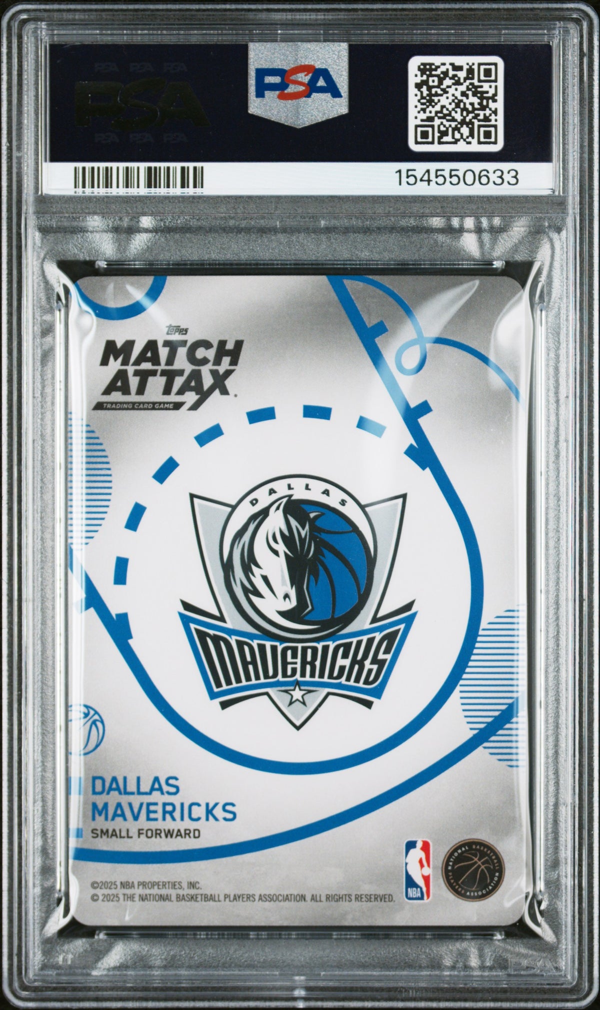 2025 TOPPS MATCH ATTAX COOPER FLAGG #121 PSA 10