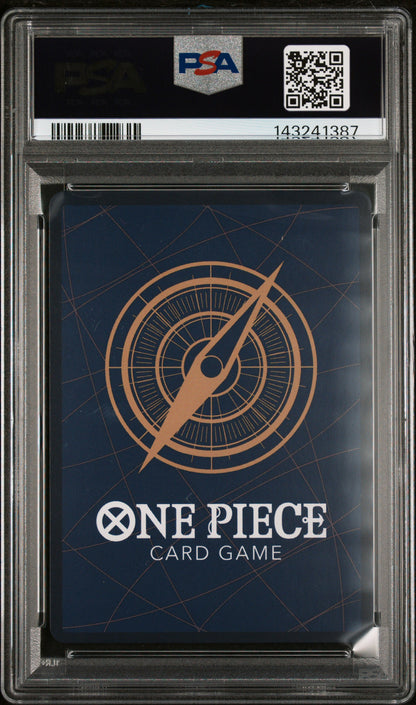 2025 ONE PIECE JAPANESE OP11-A FIST OF DIVINE SPEED GEAR TWO #080 ALTERNATE ART PSA 10