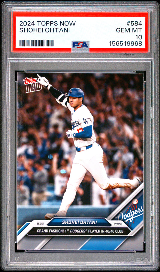 2024 TOPPS NOW SHOHEI OHTANI #584 PSA 10