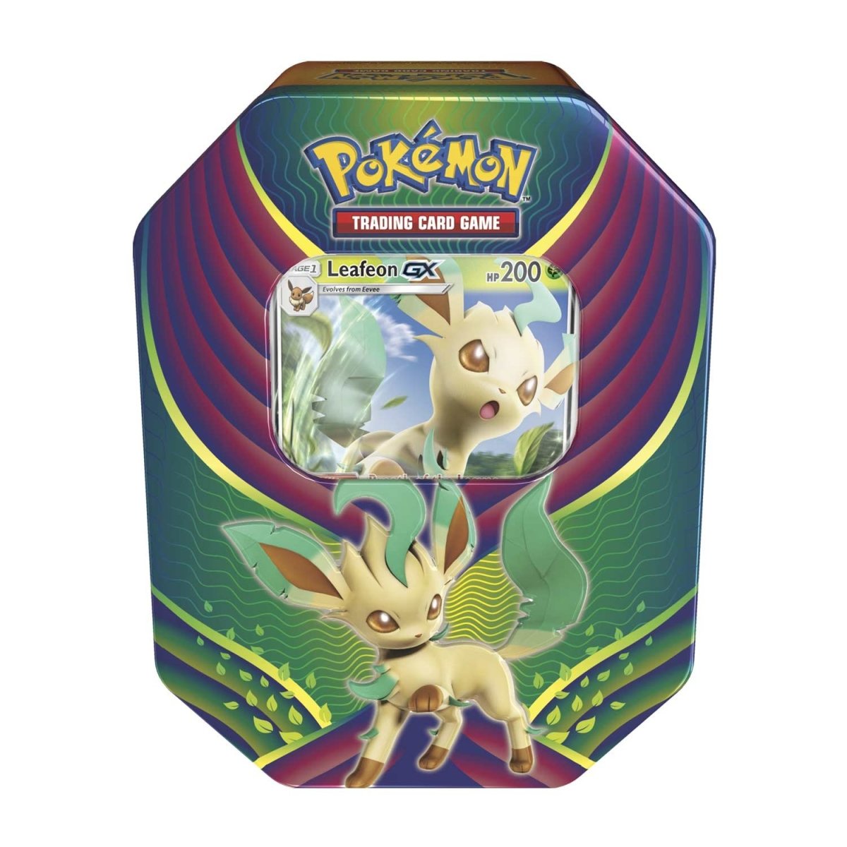 Pokemon Leafeon GX Evolution Celebration Tin