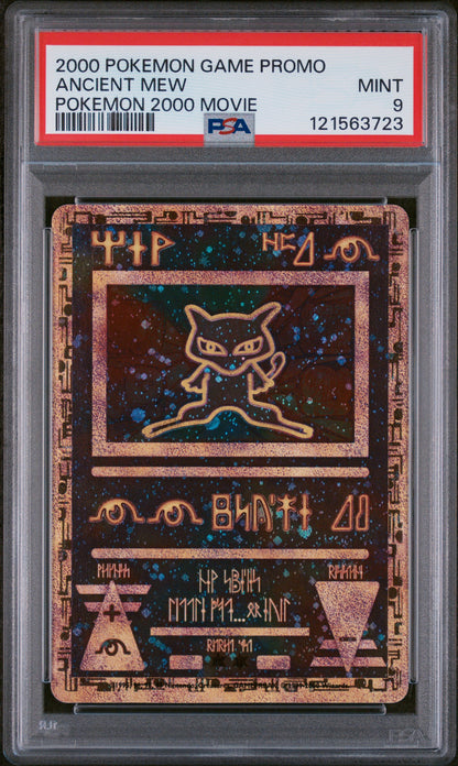 2000 POKEMON GAME MOVIE ANCIENT MEW POKEMON 2000 MOVIE PSA 9