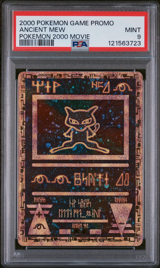 2000 POKEMON GAME MOVIE ANCIENT MEW POKEMON 2000 MOVIE PSA 9