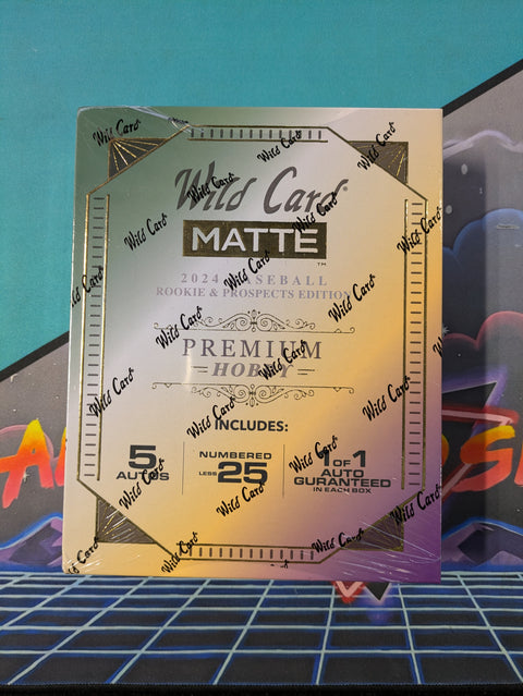 2024 Wild Card Baseball Matte Premium Hobby Box