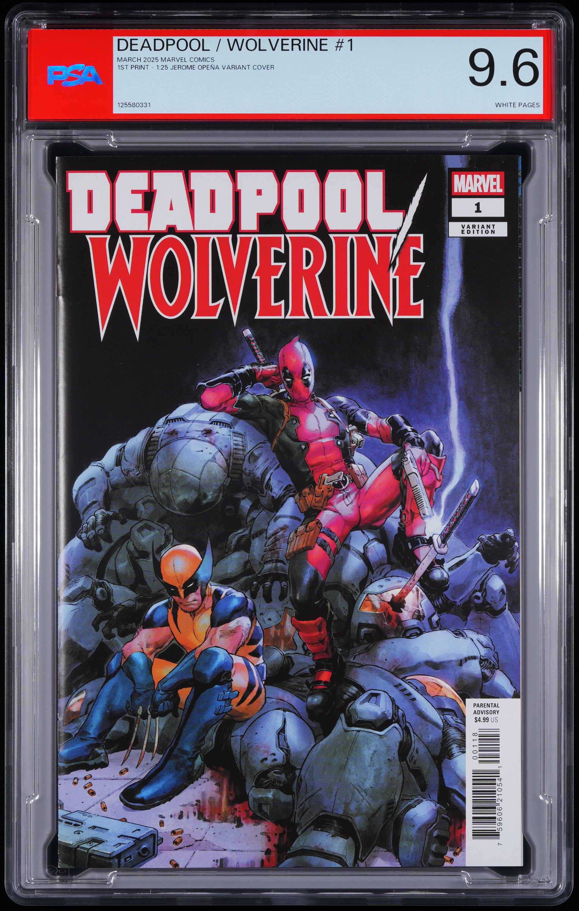 Marvel Comics Deadpool/Wolverine #1 1 1:25 JEROME OPEA VARIANT COVER