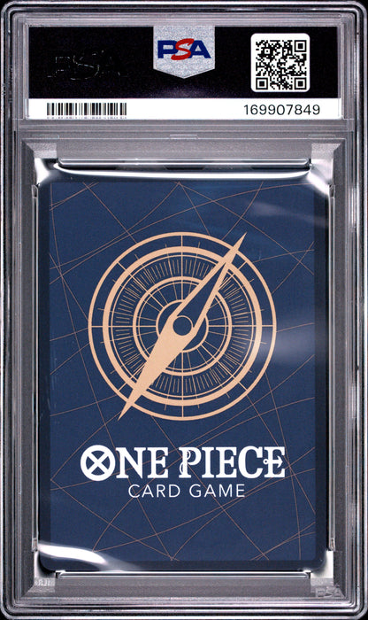 2025 ONE PIECE JAPANESE OP11-A FIST OF DIVINE SPEED GEAR TWO #080 ALTERNATE ART PSA 10