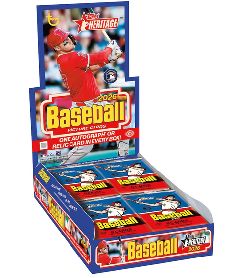 2026 Topps Heritage Baseball Hobby Box