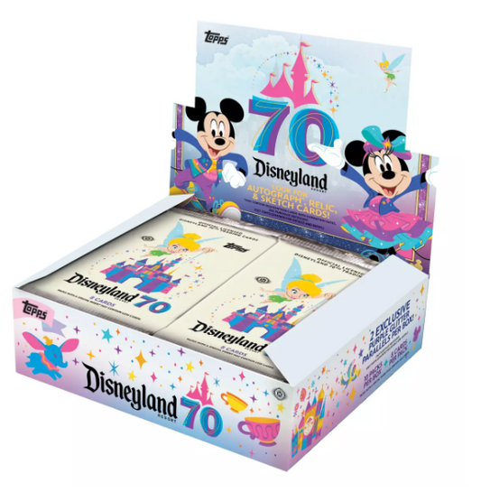 2025 Topps Disneyland 70th Anniversary Park Exclusive Hobby Box