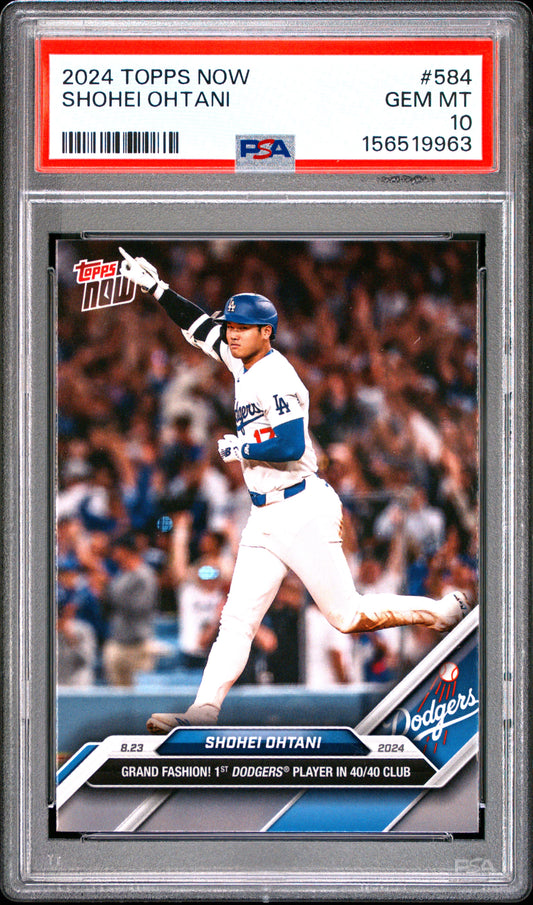 2024 TOPPS NOW SHOHEI OHTANI #584 PSA 10