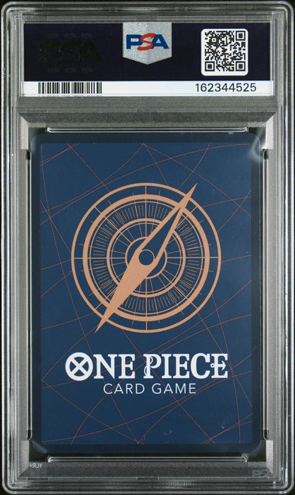 2025 ONE PIECE OP11-A FIST OF DIVINE SPEED MONKEY D. LUFFY #118 ALTERNATE ART PSA 10