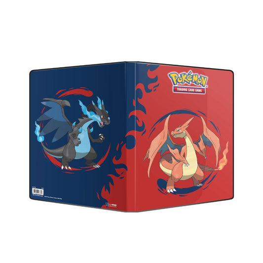 ULTRA PRO: POKEMON 4-POCKET BINDER: Mega Charizard X / Mega Charizard Y
