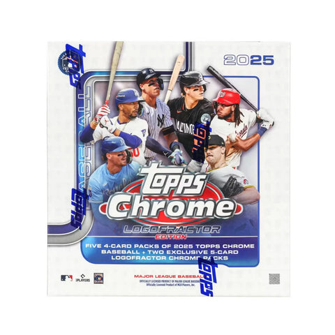 2025 Topps Chrome Baseball Logofractor Edition Box