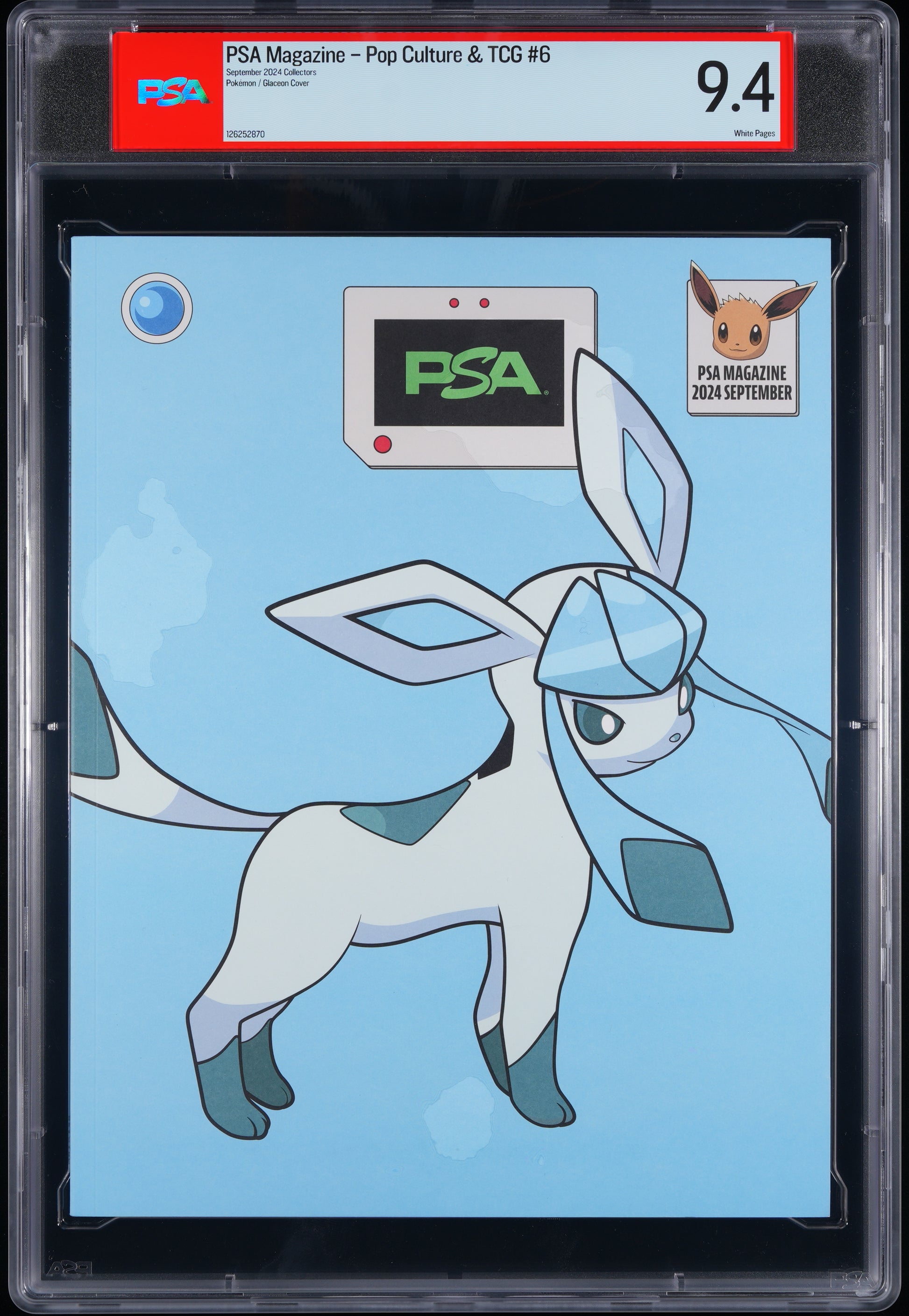 Collectors PSA Magazine Pop Culture & TCG #6 POKEMON/GLACEON
