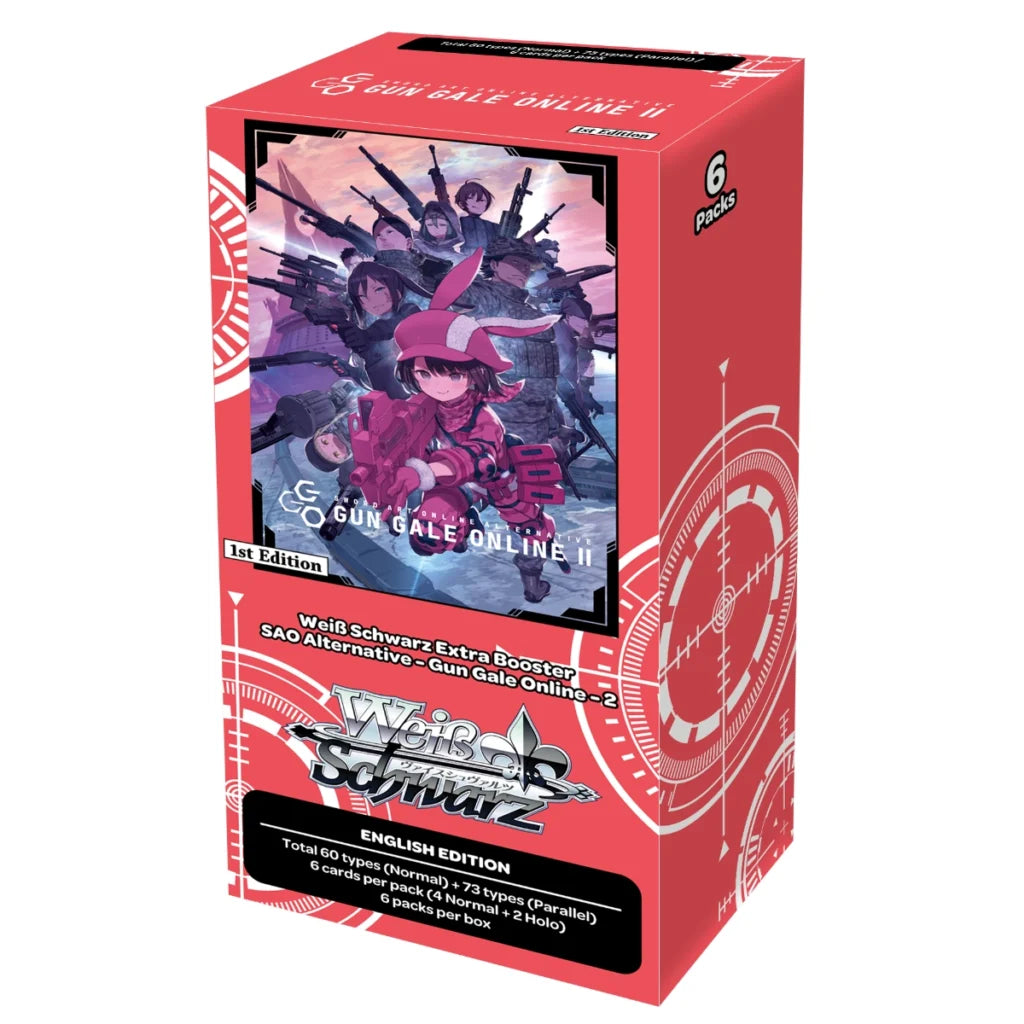 Weiss Schwarz - SAO Alternative-Gun Gale Online-2 Extra Booster Box [ENG]