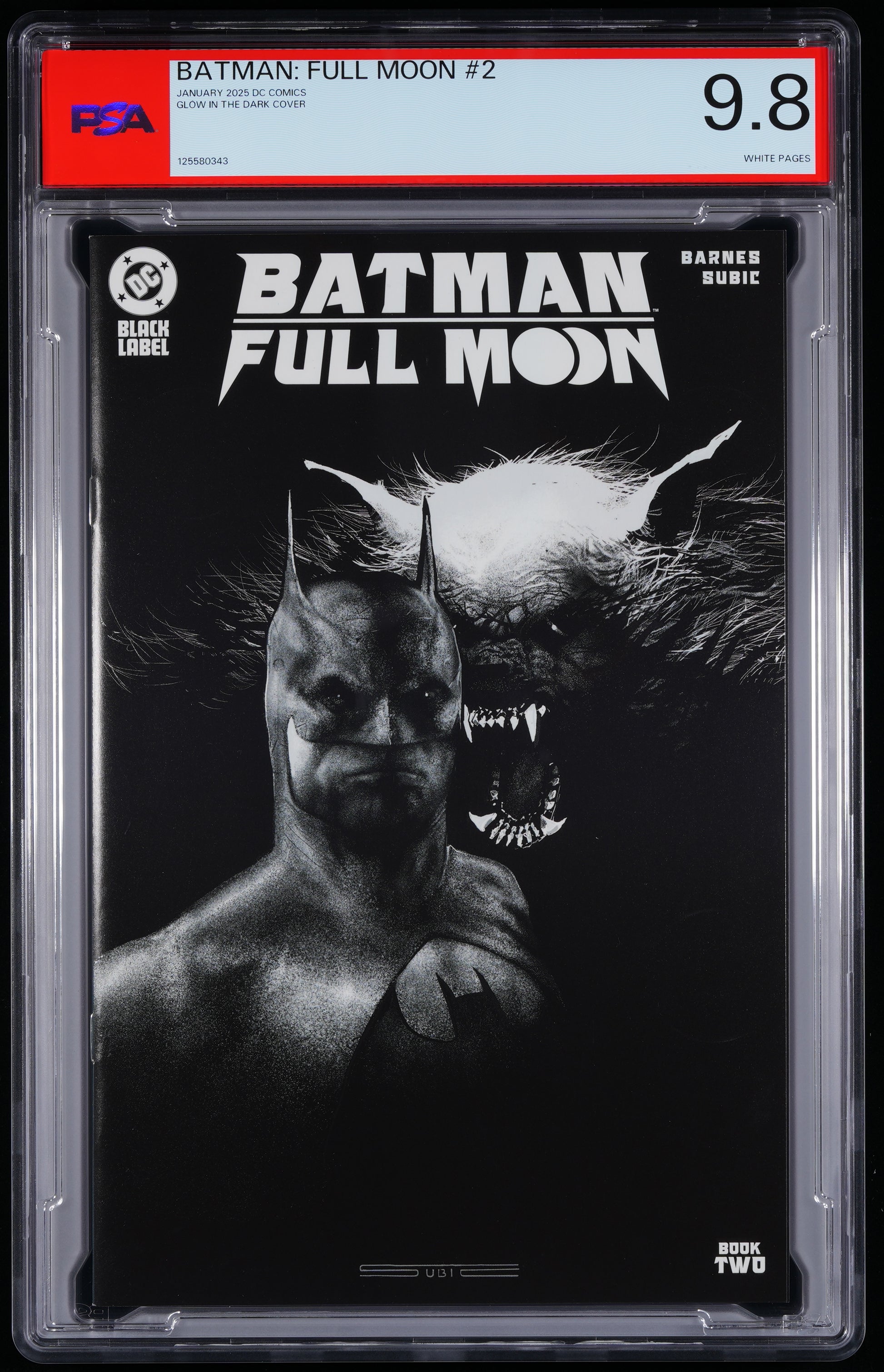 DC Comics Batman: Full Moon #2 NONE GLOW IN THE DARK