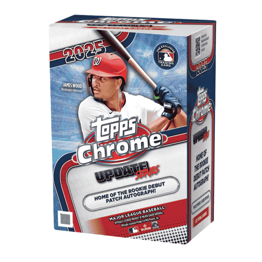 [BUNDLE] 2025 Topps chrome update series Baseball Blaster Box + Topps Football 2026 Blaster Box