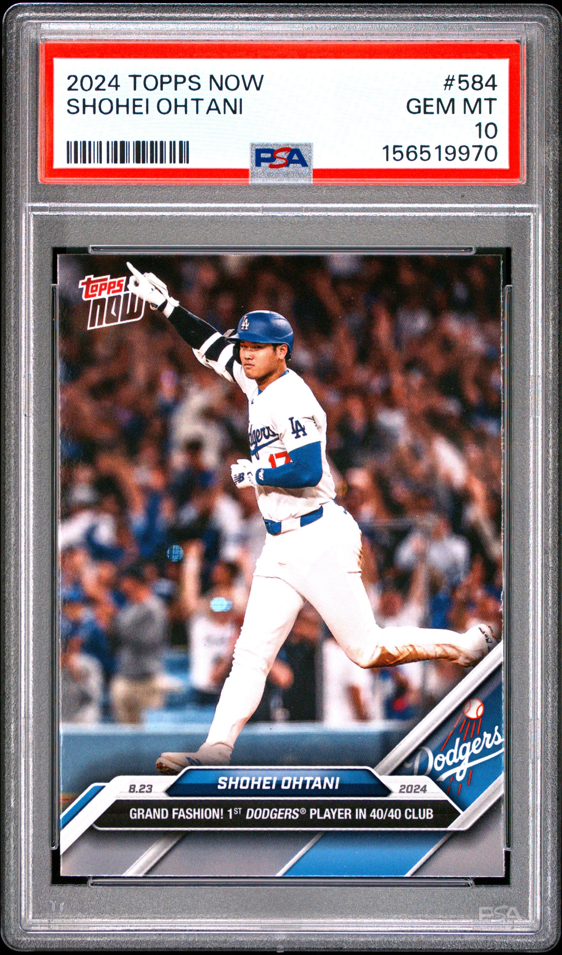 2024 TOPPS NOW SHOHEI OHTANI #584 PSA 10