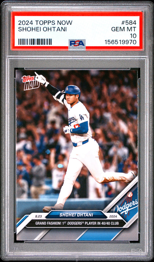 2024 TOPPS NOW SHOHEI OHTANI #584 PSA 10