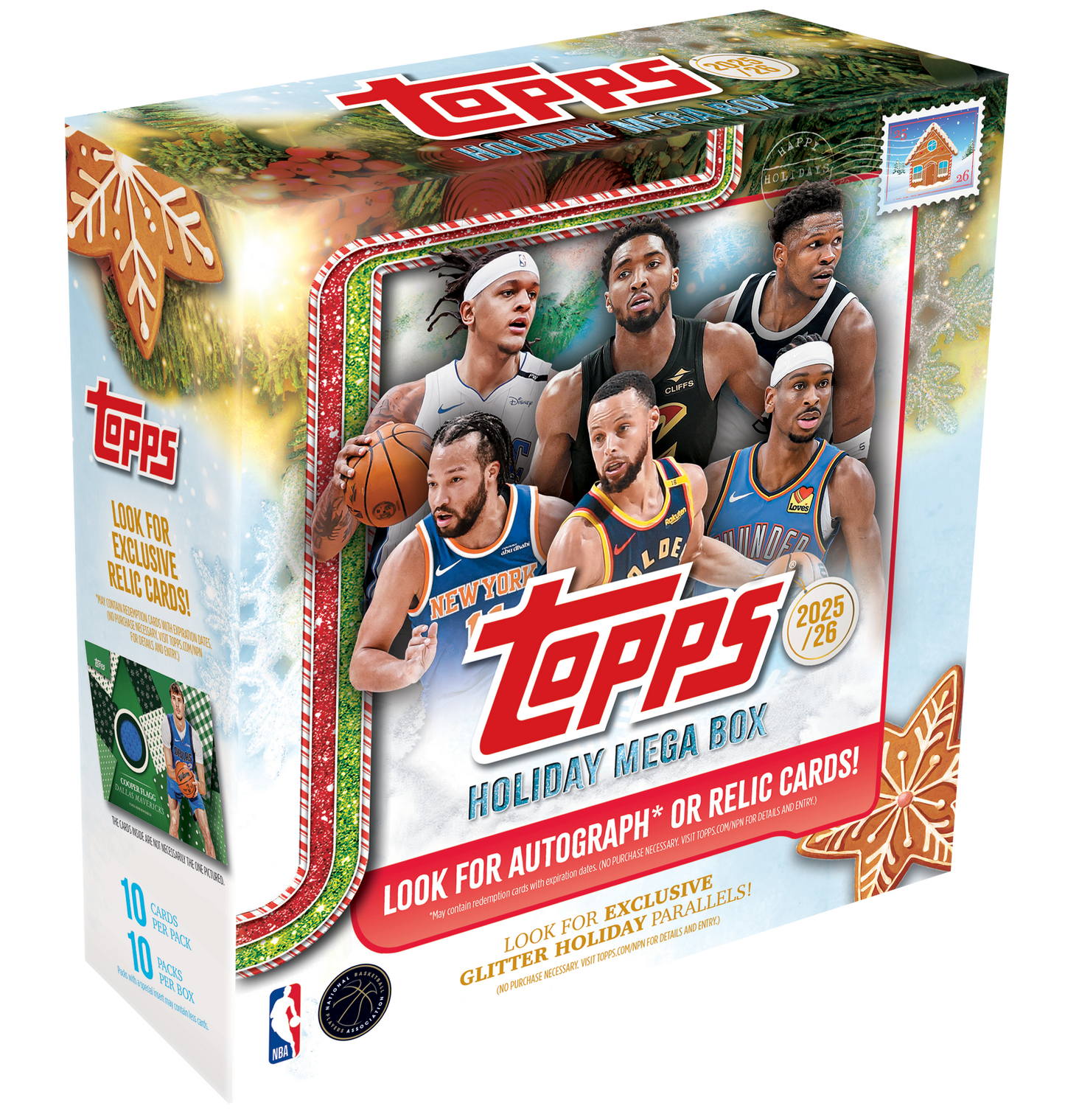 2025-26 Topps NBA Basketball Holiday Mega Box