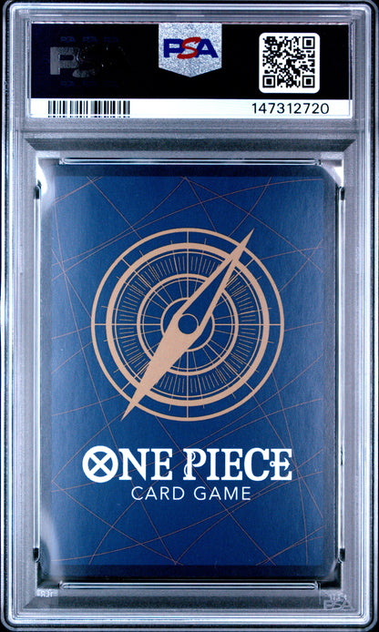 2024 ONE PIECE OP09-EMPERORS IN THE NEW WORLD SHANKS #004 ALTERNATE ART PSA 10