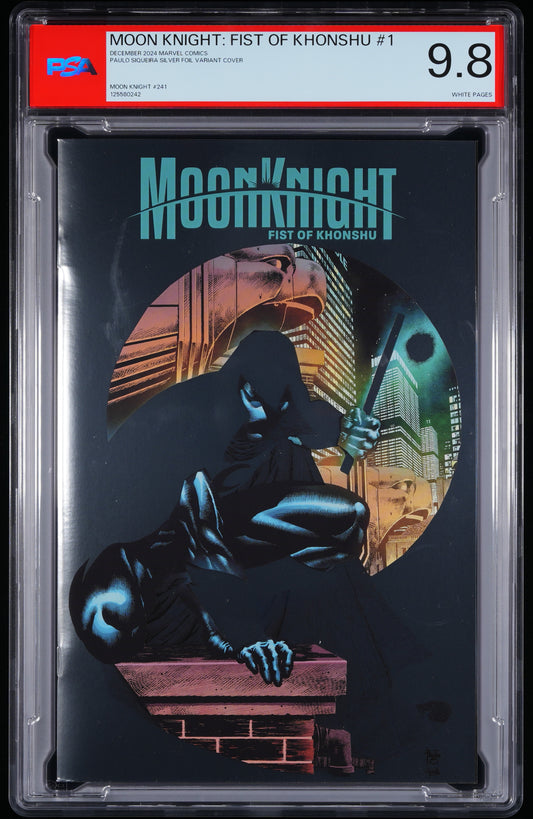 Marvel Comics Moon Knight: Fist of Khonshu #1 NONE SILVER FOIL PAULO SIQUEIRA VARIANT COVER