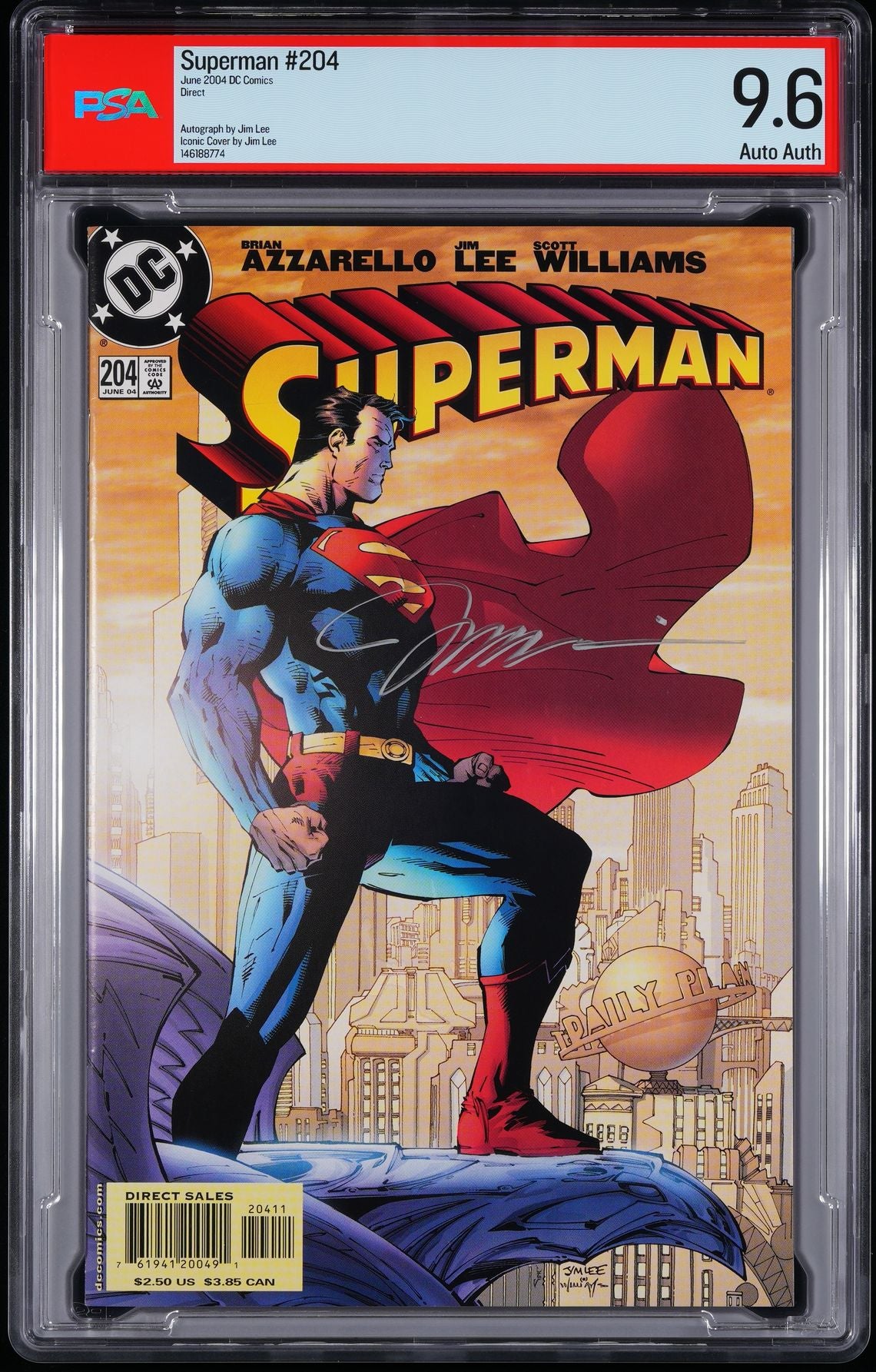 DC Comics Superman #204 2004 PSA 9.6