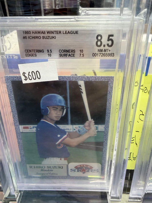 1993 Hawaii Winter League #5 Ichiro Suzuki BGS 8.5 certificate 0017265983