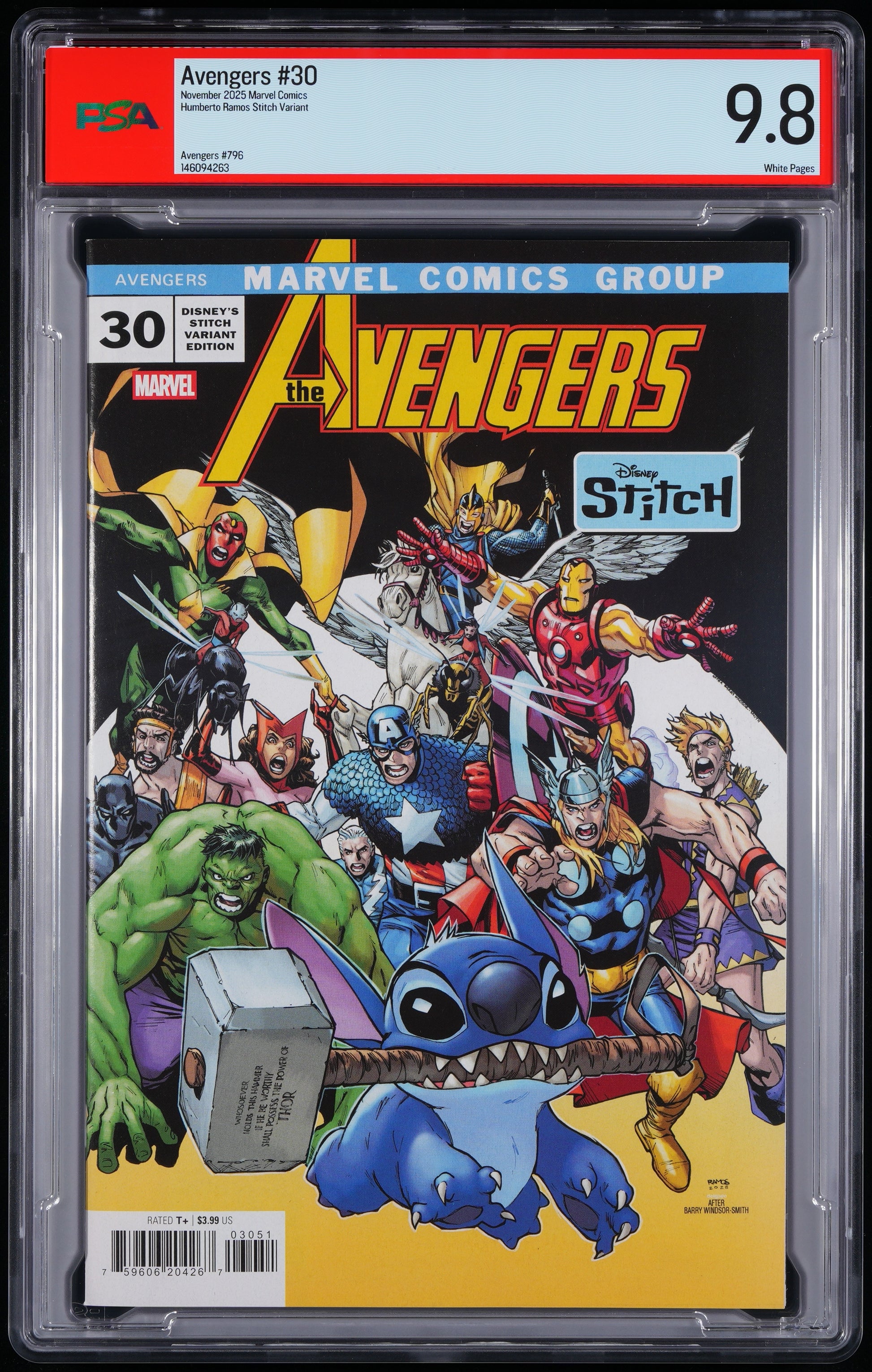 MARVEL COMICS AVENGERS #30 NOVEMBER 2025 LANGUAGEENG