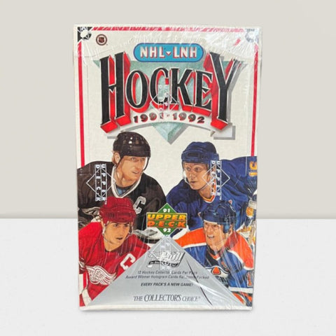 1991-92 Hockey NHL Upper Deck Hobby Box