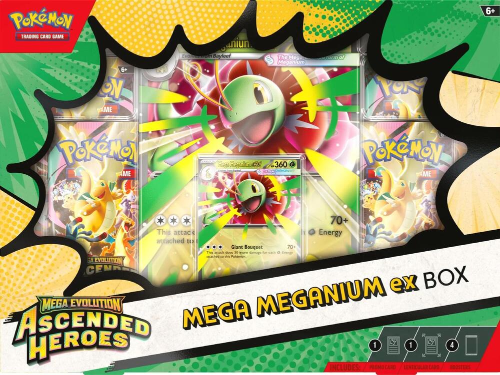 Pokemon Mega Evolutions Ascended Heroes EX Box