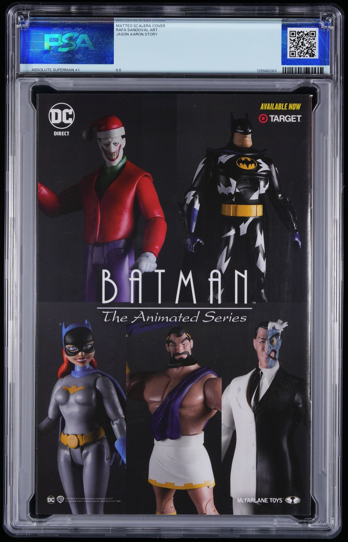 DC Comics Absolute Superman #1 2025 1 1:25 Matteo Scalera Variant PSA 9.6