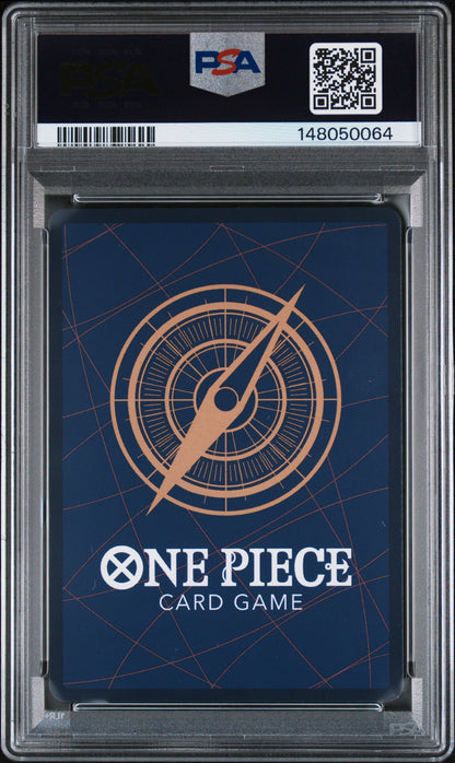 2025 ONE PIECE OP13-CARRYING ON HIS WILL SABO #120 ALTERNATE ART PSA 10
