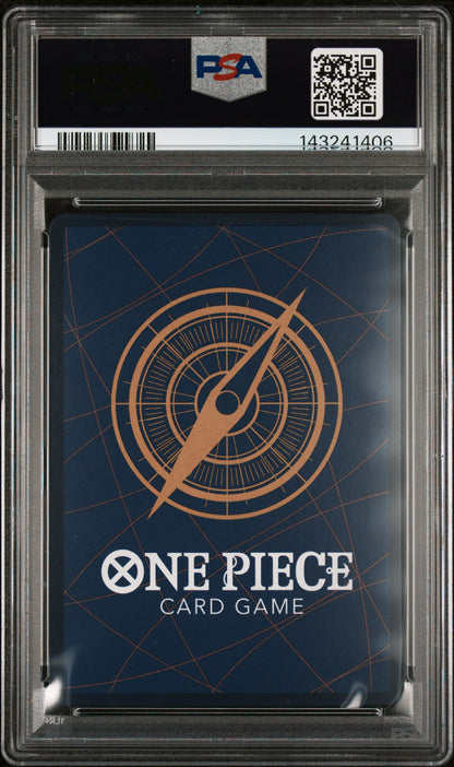 2024 ONE PIECE JAPANESE OP10-ROYAL BLOOD USO-HACHI #001 SPECIAL ALTERNATE ART PSA 10