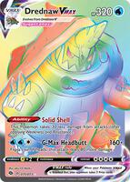 Pokemon,Champion's Path,Drednaw VMAX (Secret) - 75/73,Holofoil,Secret Rare,Near Mint