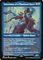 Magic: The Gathering,Commander Legends,Sakashima of a Thousand Faces (Foil Etched) - 561,Foil,Mythic,Near Mint