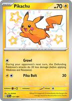 Pokemon,SV: Paldean Fates,Pikachu - 131/091,Holofoil,Shiny Rare,Near Mint