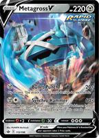 Pokemon,SWSH06: Chilling Reign,Metagross V - 112/198,Holofoil,Ultra Rare,Near Mint