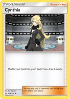 Pokemon,SM - Ultra Prism,Cynthia - 119/156,Normal,Uncommon,Near Mint