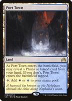 Magic: The Gathering,Shadows over Innistrad,Port Town - 278,Foil,Rare,Near Mint