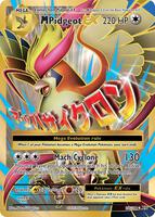 Pokemon,XY - Evolutions,M Pidgeot EX (Full Art) - 105/108,Holofoil,Ultra Rare,Near Mint